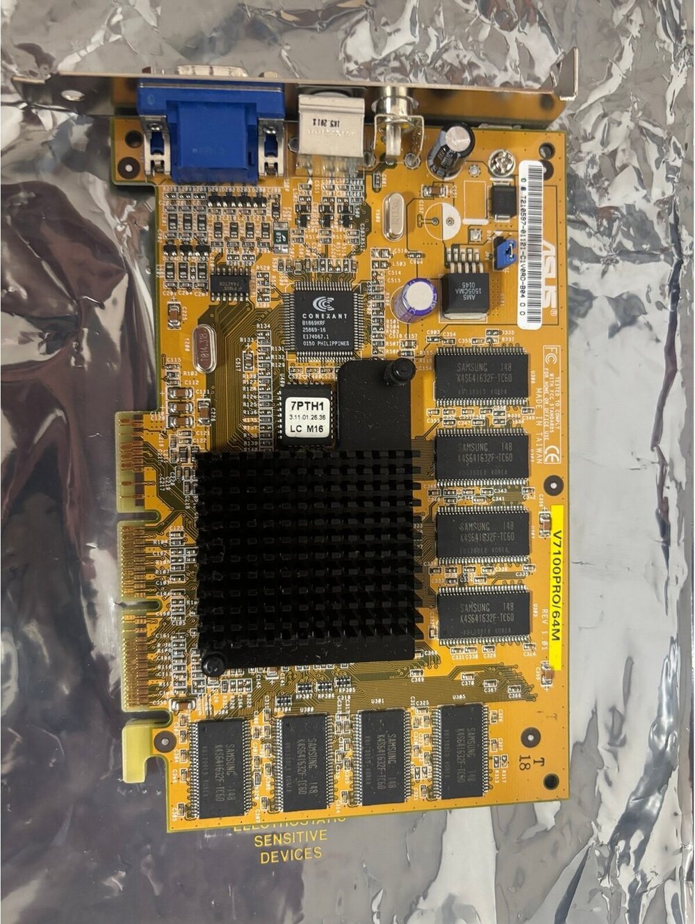 ASUS NVIDIA GEFORCE2 MX400 64MB V7100PRO/64M